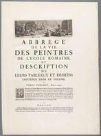 KG 14537
<br/>
Titelblad en beschrijvende tekst bij bundel reproductiegrafiek
<br/>
<em>Imprimerie Royale</em>